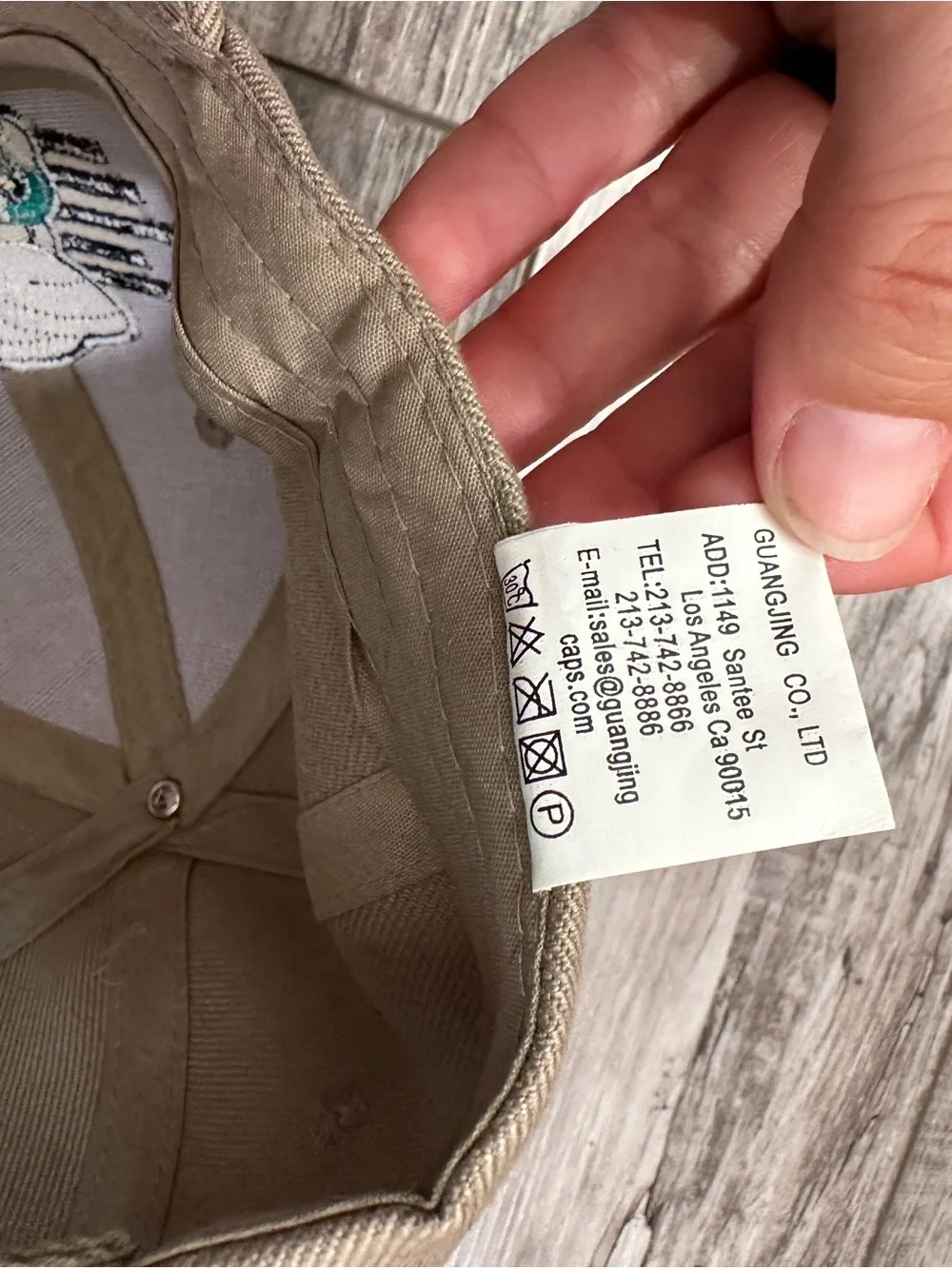 Seabees Embroidered Beige Men's Cap United States Navy